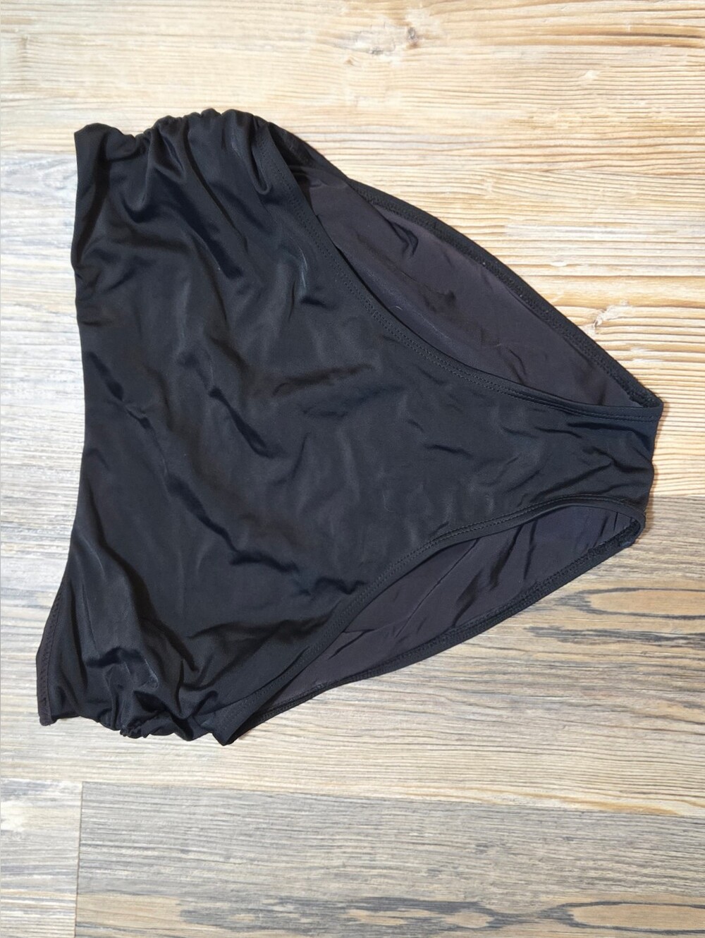 Women's High-Waist Bikini Bottom — Black